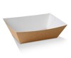 BT5 - Large Tray White/Brown Cardboard (100 pack)